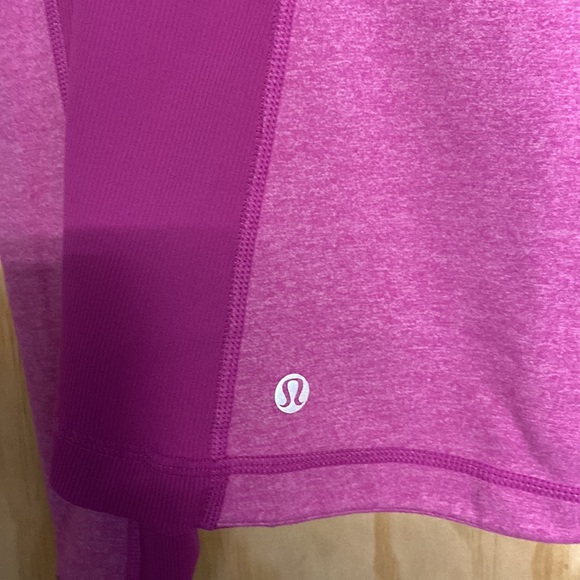 Lululemon long sleeve shirt, size 4, color pink. - Picture 6 of 9